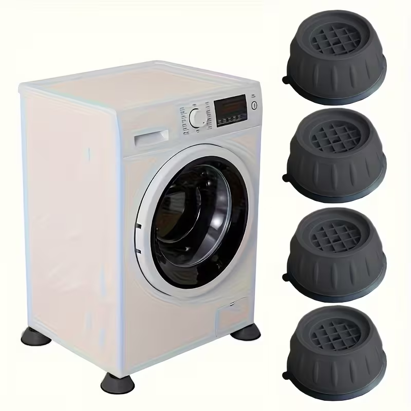 4pcs Shock-Absorbing Washing Machine & Appliance Foot Pads