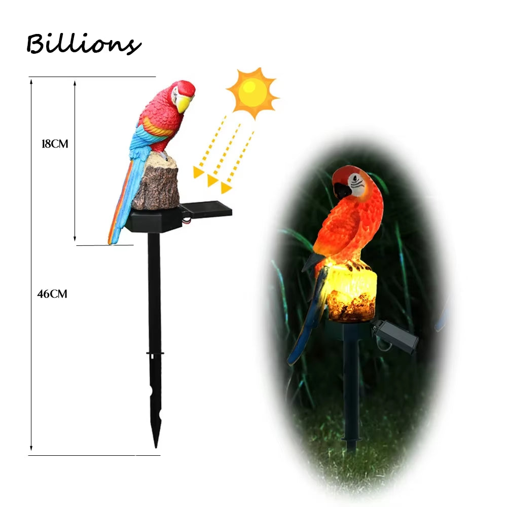 Solar Powered LED Owl Animal Home Artificial Flowers Garden Lights Waterproof Outdoor Lawn Lamp Solary Energy outside Led Decor