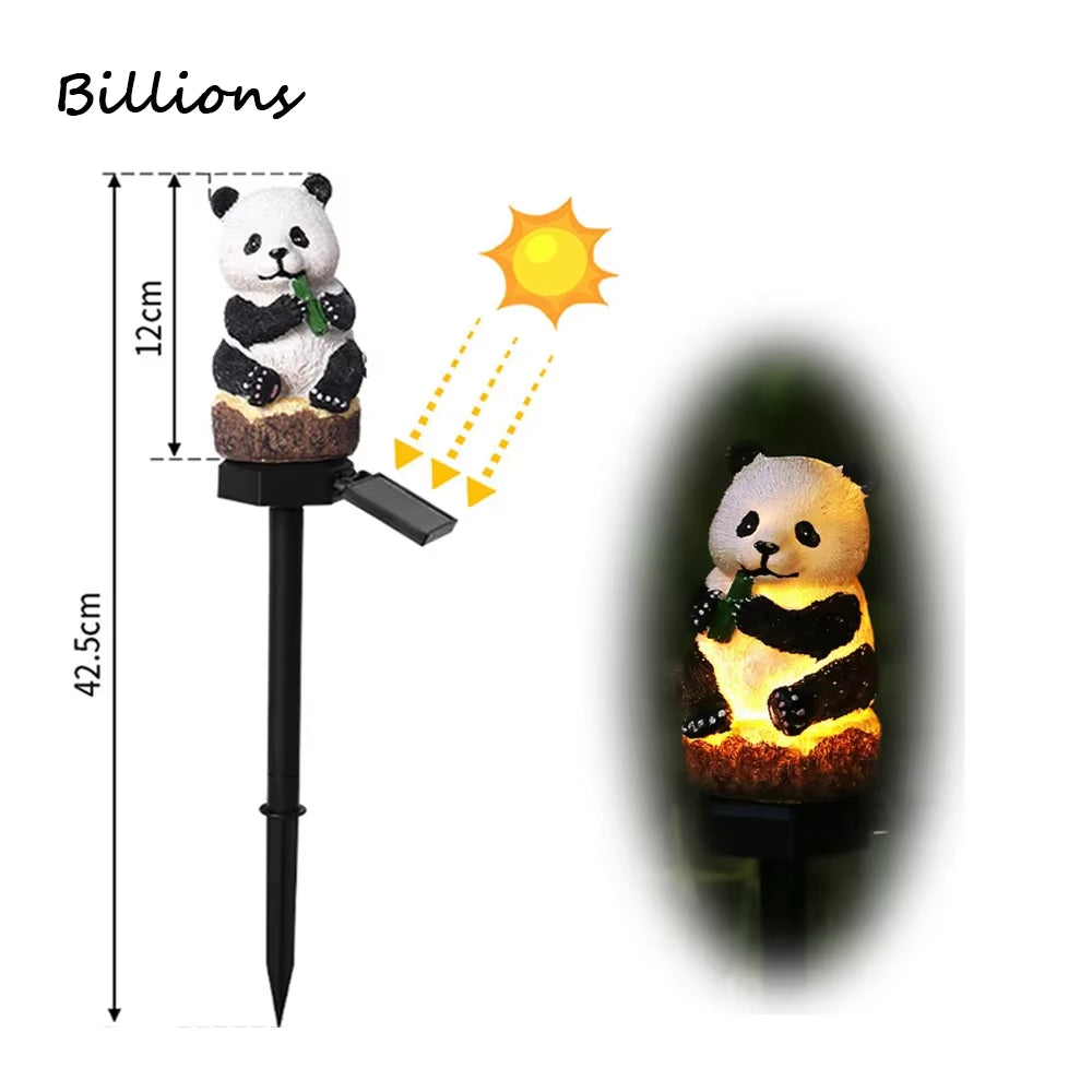 Solar Powered LED Owl Animal Home Artificial Flowers Garden Lights Waterproof Outdoor Lawn Lamp Solary Energy outside Led Decor