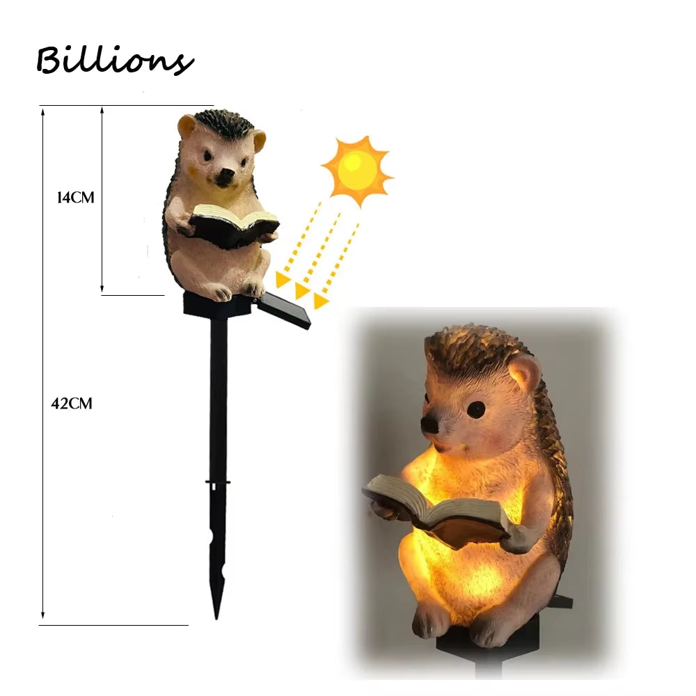 Solar Powered LED Owl Animal Home Artificial Flowers Garden Lights Waterproof Outdoor Lawn Lamp Solary Energy outside Led Decor