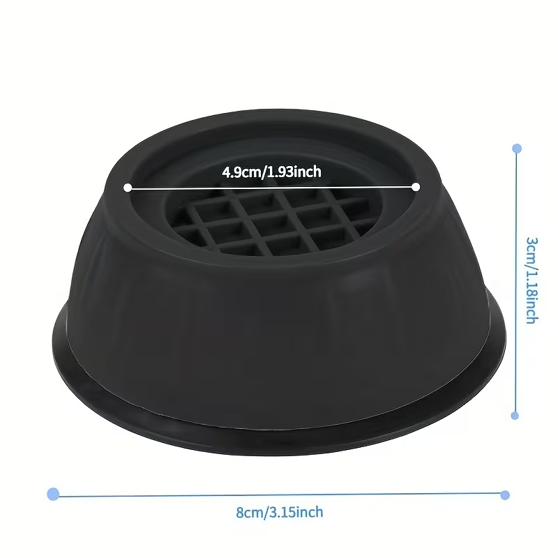 4pcs Shock-Absorbing Washing Machine & Appliance Foot Pads