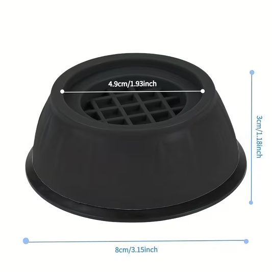 4pcs Shock-Absorbing Washing Machine & Appliance Foot Pads