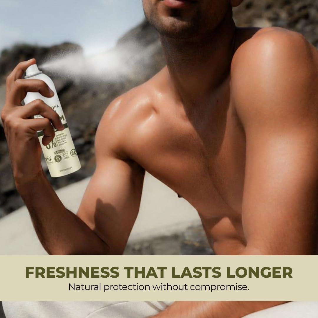 Men’S Natural Deodorant Spray Intensity – 150Ml | Aluminium Free Deodorant for Men | Paraben-Free, Long-Lasting Freshness, Gentle on Sensitive Skin – Intensity
