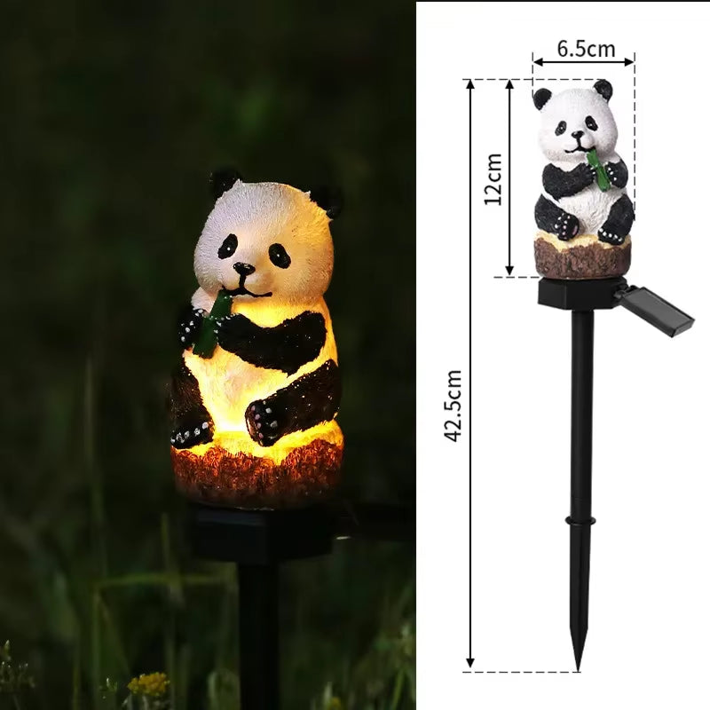 Solar Powered LED Owl Animal Home Artificial Flowers Garden Lights Waterproof Outdoor Lawn Lamp Solary Energy outside Led Decor