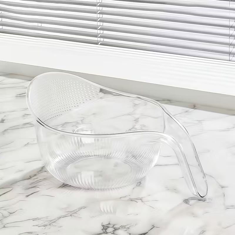 Heavy-Duty Plastic Multi-Functional Draining Basket & Rice Strainer