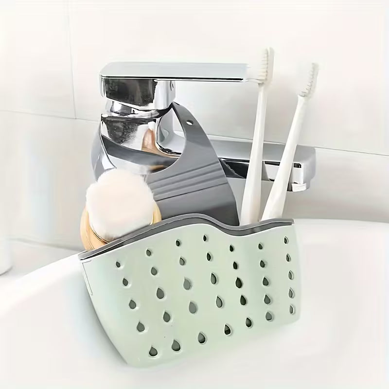 Modern Kitchen Sink Organizer Perforated Drain Basket
