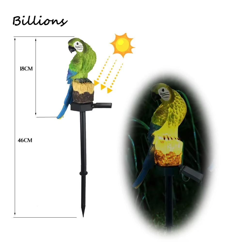 Solar Powered LED Owl Animal Home Artificial Flowers Garden Lights Waterproof Outdoor Lawn Lamp Solary Energy outside Led Decor