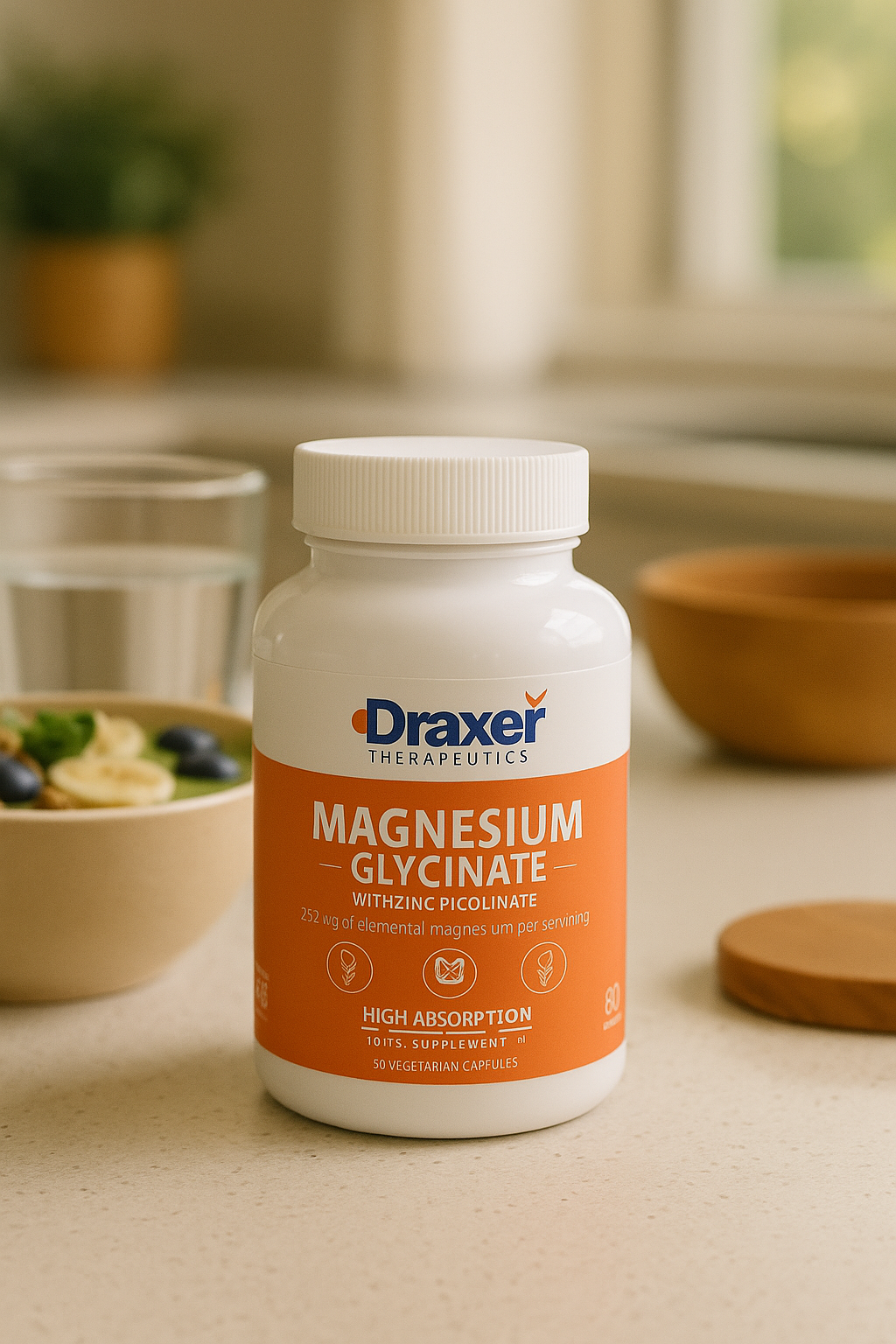 🌙 Magnesium Glycinate — Calm, Sleep & Hormone Support