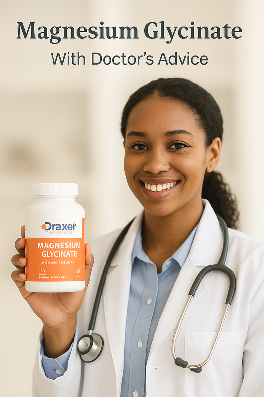 🌙 Magnesium Glycinate — Calm, Sleep & Hormone Support