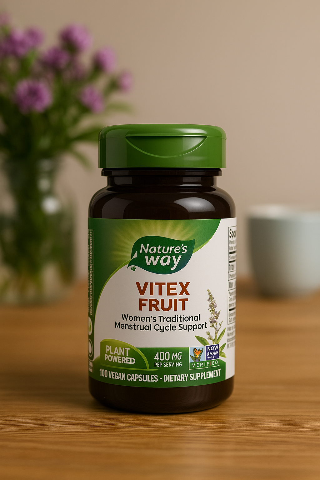 🌿 Vitex (Chasteberry) — Natural Hormone Balance Support