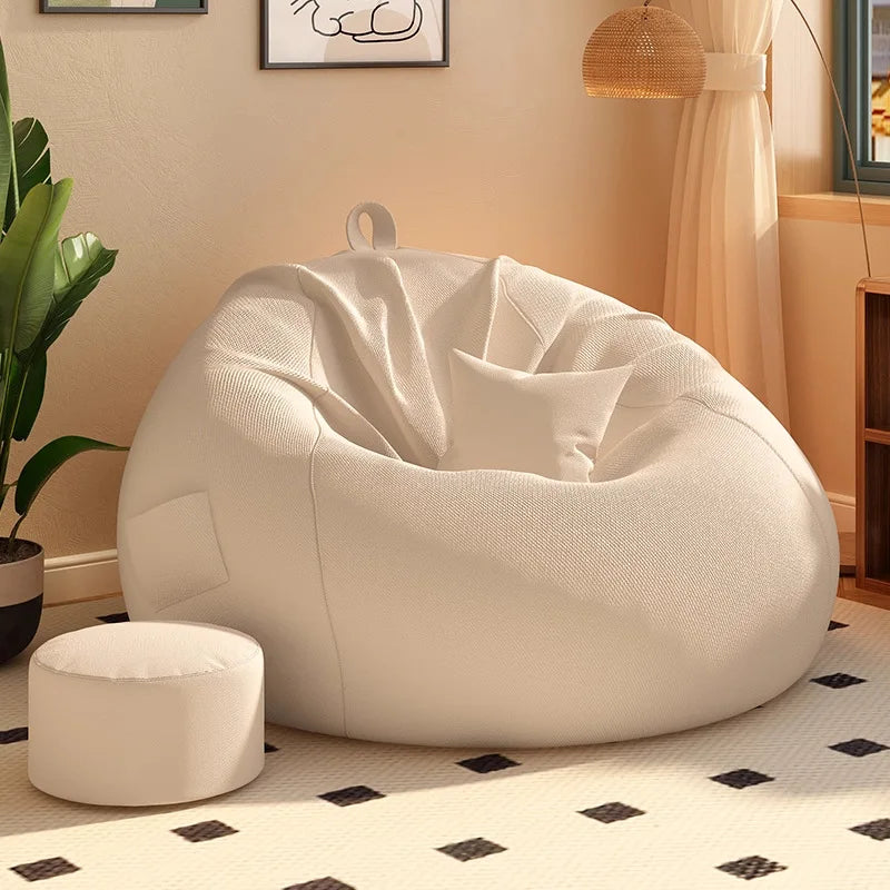 Lazy Sofa Reclining Sleeping Bean Bag Tatami Balcony Single Sofa Chair Casual Back Chair Bedroom Seat