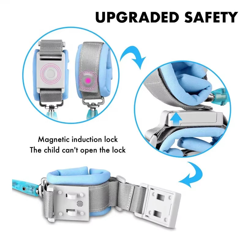 Kids Harness anti Lost Wrist Link Kids Outdoor Walking Travel Hand Belt Band Child Wristband Toddler Leash Safety Strap Rope