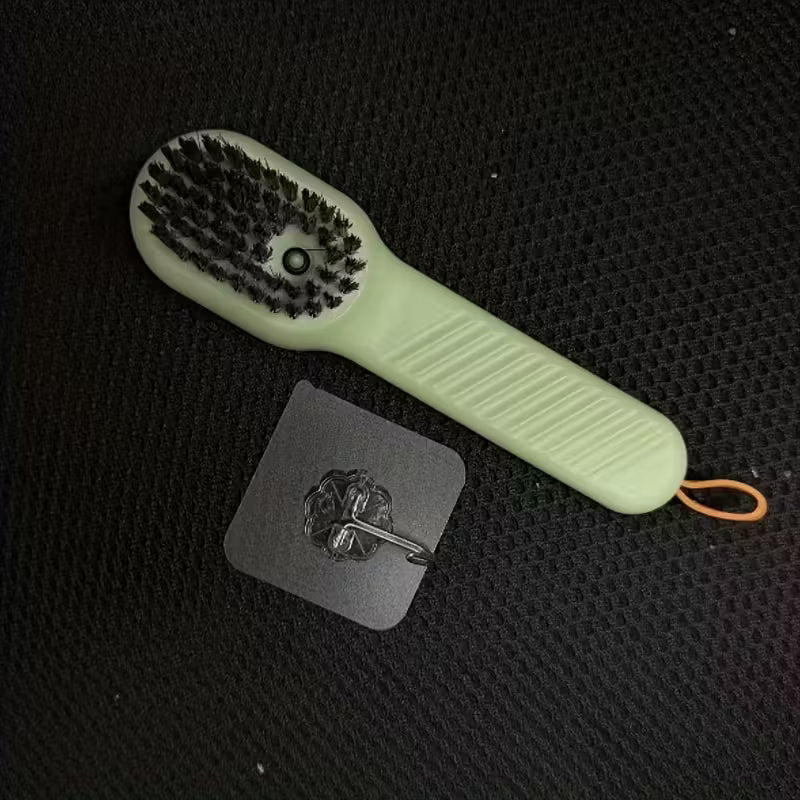 2pcs Multi-Functional Shoe & Clothes Cleaning Brush with Soap Dispenser