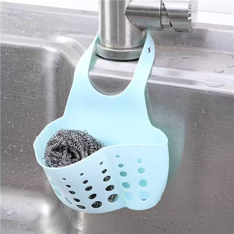 Modern Kitchen Sink Organizer Perforated Drain Basket
