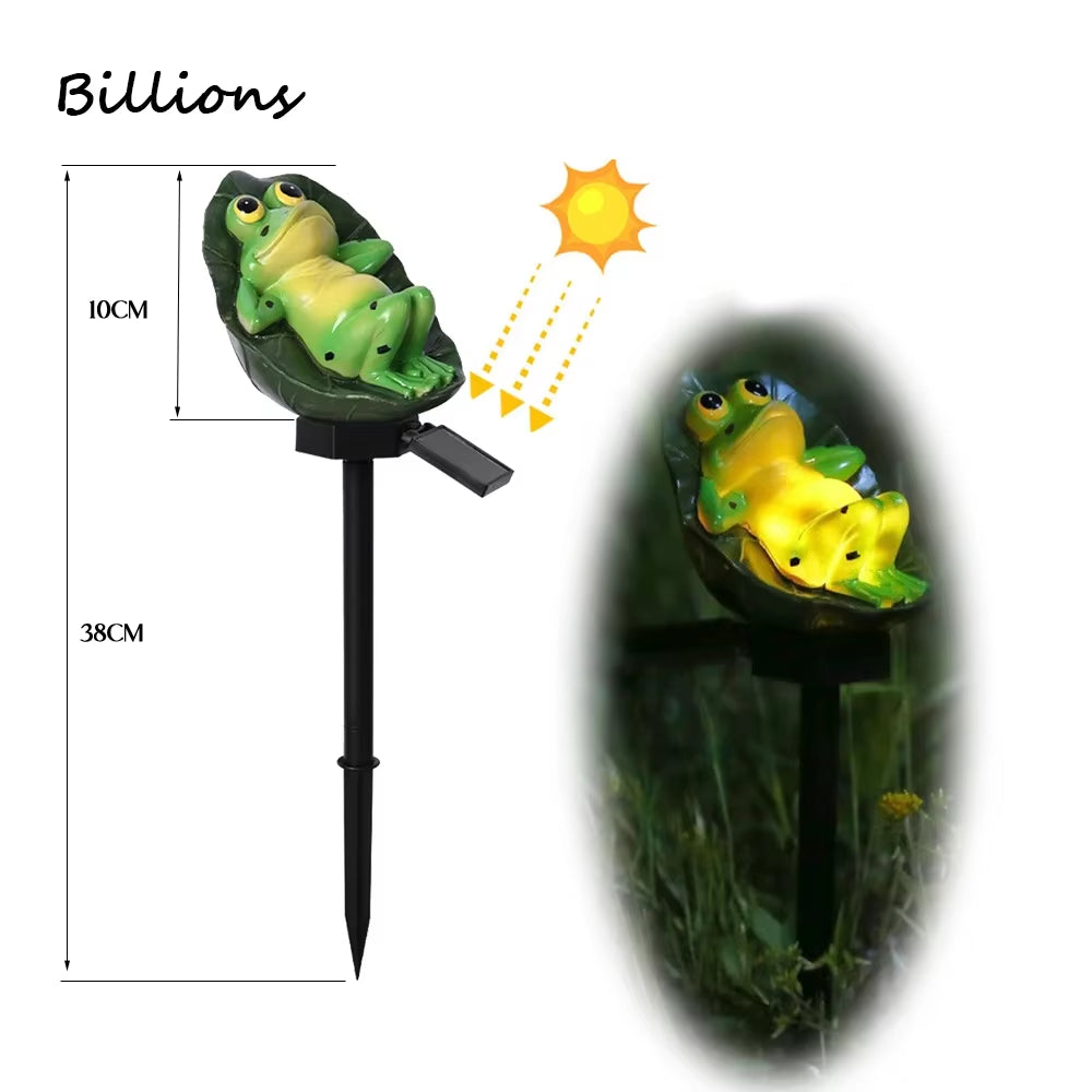 Solar Powered LED Owl Animal Home Artificial Flowers Garden Lights Waterproof Outdoor Lawn Lamp Solary Energy outside Led Decor