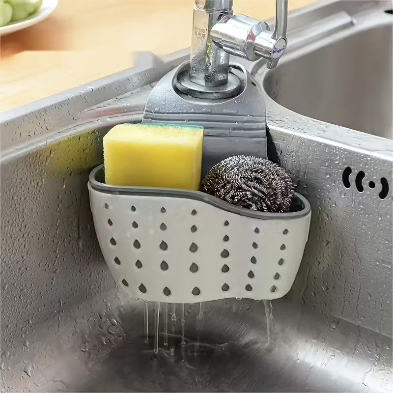 Modern Kitchen Sink Organizer Perforated Drain Basket