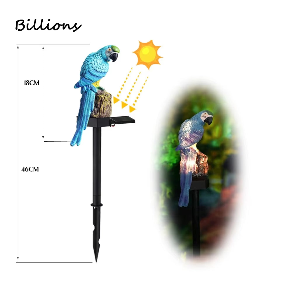 Solar Powered LED Owl Animal Home Artificial Flowers Garden Lights Waterproof Outdoor Lawn Lamp Solary Energy outside Led Decor